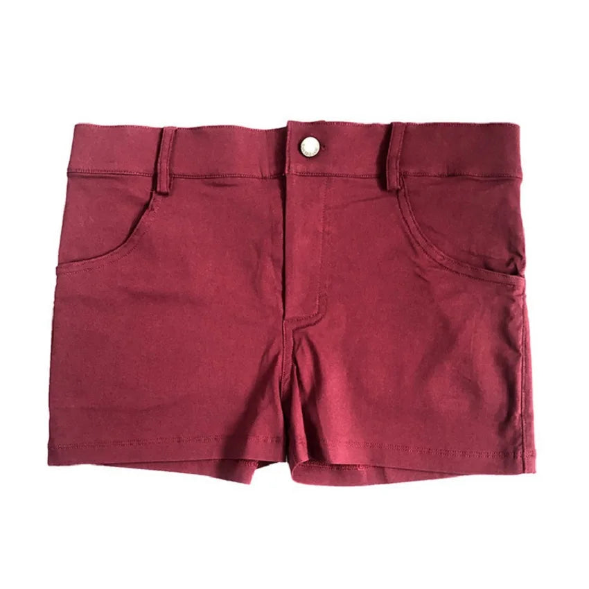 Men Sexy Shorts Customized Casual Slim Tight Strecthy Denim Underwear Pocket Stylish