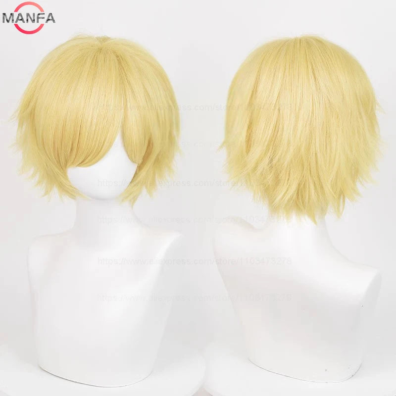 Short Synthetic Cosplay Wig – 30 cm