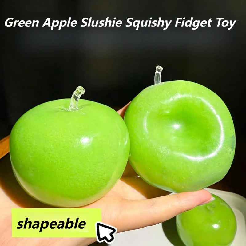 Green Apple Slushie Squishy Fidget Toy