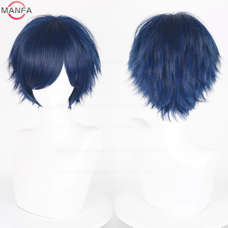 Short Synthetic Cosplay Wig – 30 cm