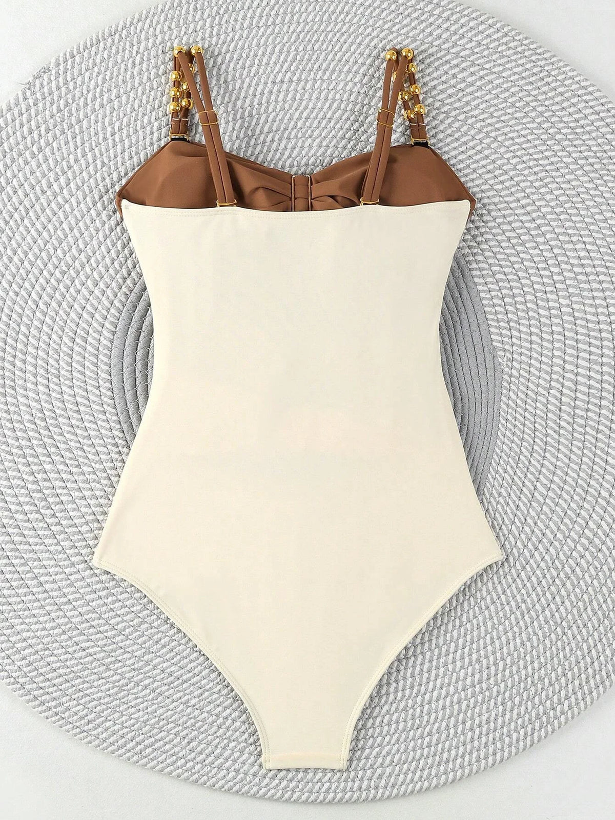 Women's Strapless Cutout One-Piece Swimsuit