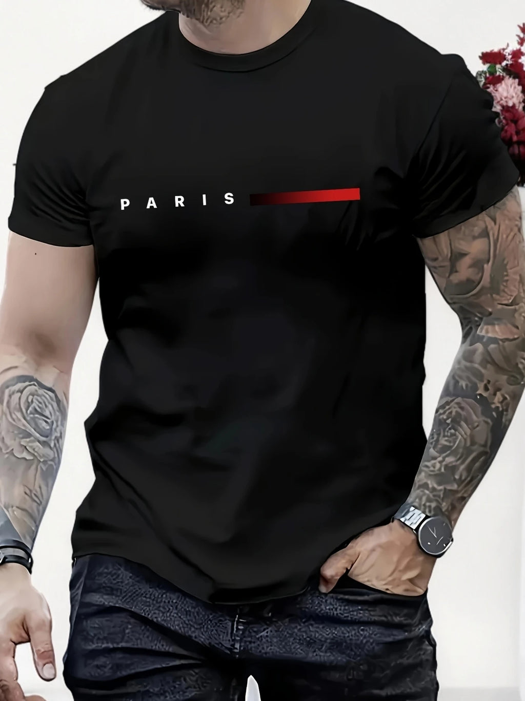 Men's Cotton Crew-Neck T-Shirt