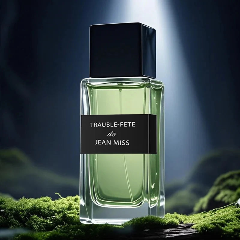 50ml Unisex Fresh Woody Perfume Long Lasting Natural Green Scent Spray Light Eau de Toilette for Men Women Daily Casual