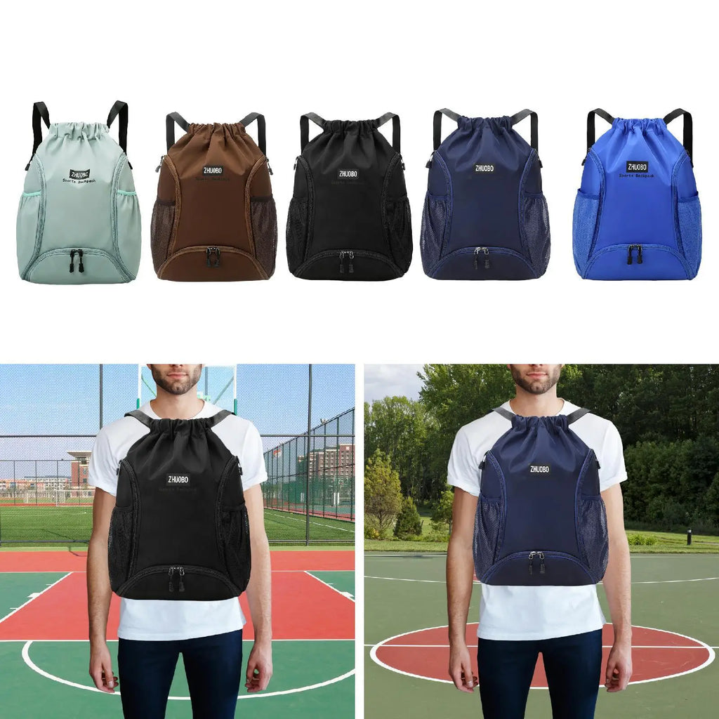Drawstring Sports Ball Backpack