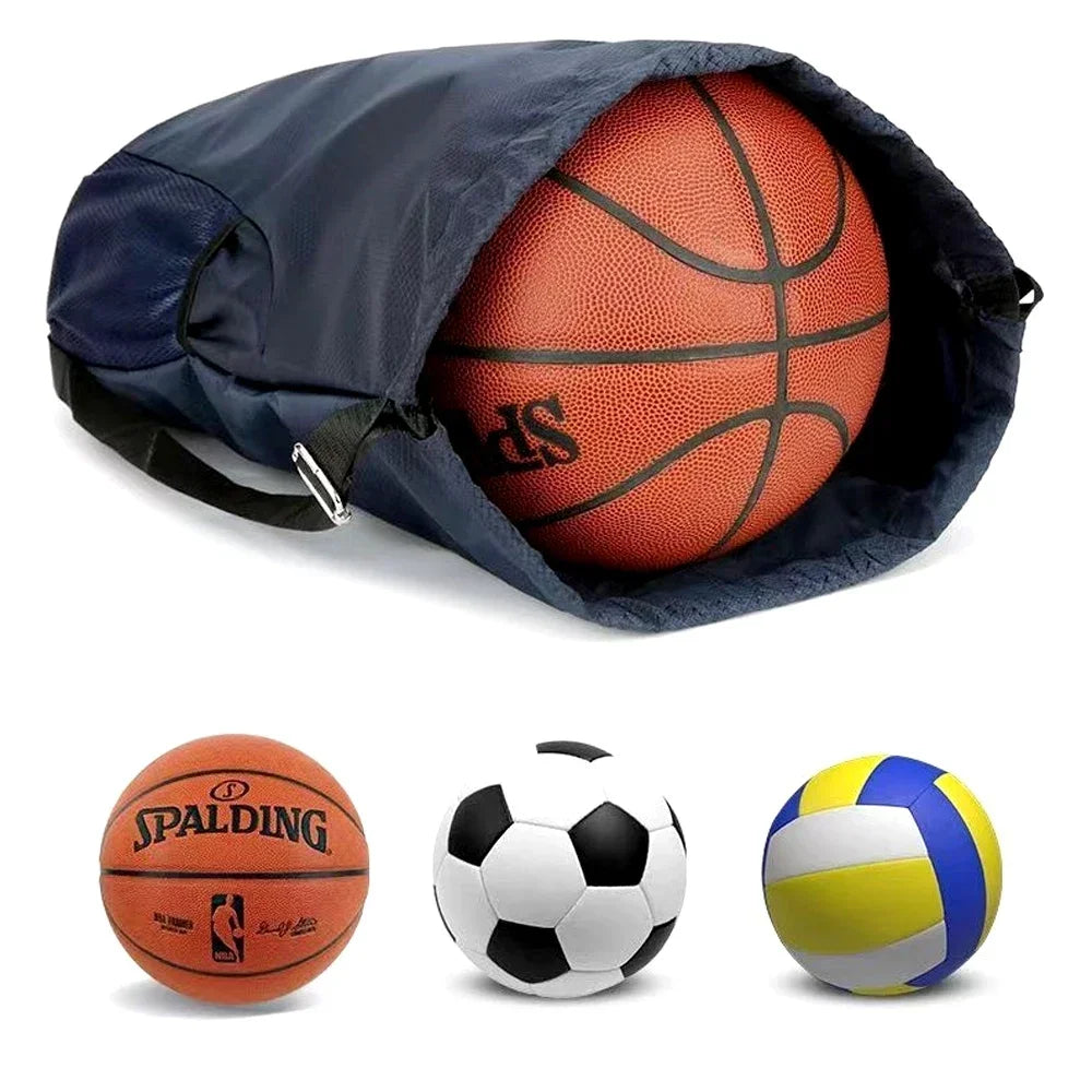 Drawstring Sports Backpack with Shoe Compartment