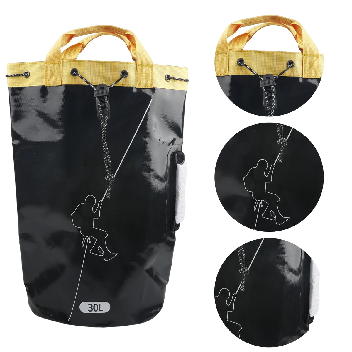 Outdoor Climbing Rope Bag Large Capacity Portable Arborist Equipment Rock Climbing Backpack For Exploration/Caving Explore