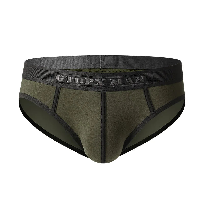 GTOPX comfortable low-rise cotton briefs for men, cross-border one-piece summer student underwear GT241