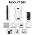 72W 2800Pa Automatic Window Cleaning Robot Two-Way Spray, Full-Automatic Electric Glass Cleaner for Home Windows with Remote