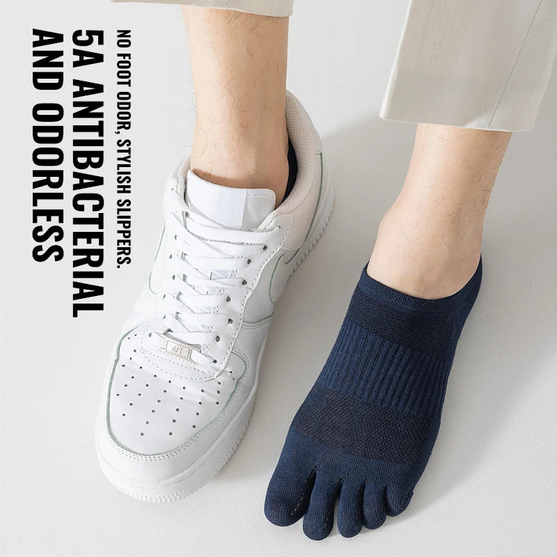 Cotton Five-Toe Sports Socks