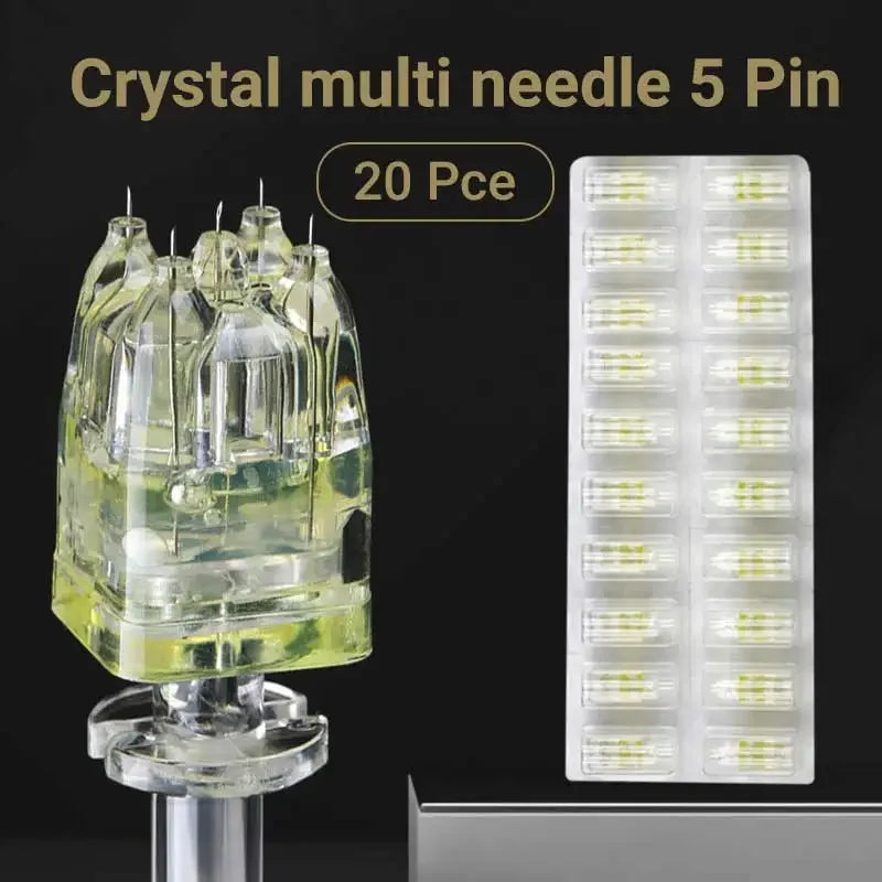 Disposable 5 Pins Crystal Multi Needle  Disposable For Meso Injection Gun Beauty Tools
