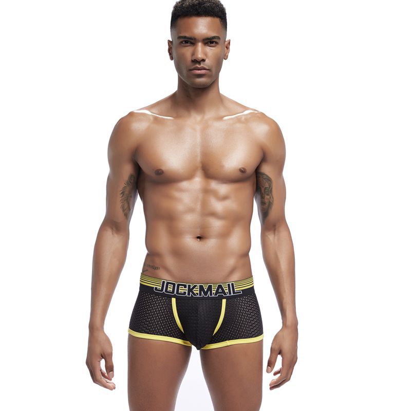 Men's Quick-Dry Mesh Boxer Briefs