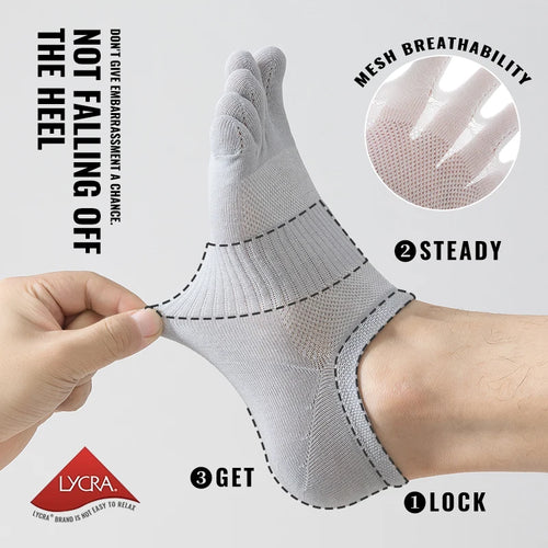Cotton Five-Toe Sports Socks