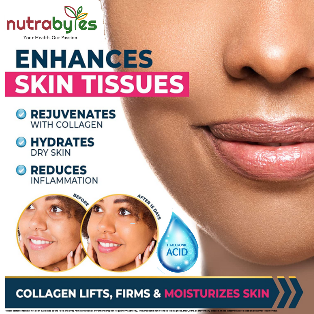 Ultimate Marine Collagen Capsules | High Strength Types I & III with Hyaluronic Acid, Vitamin C & Vitamin A | 180 Capsules, 3 Month Supply | UK Made