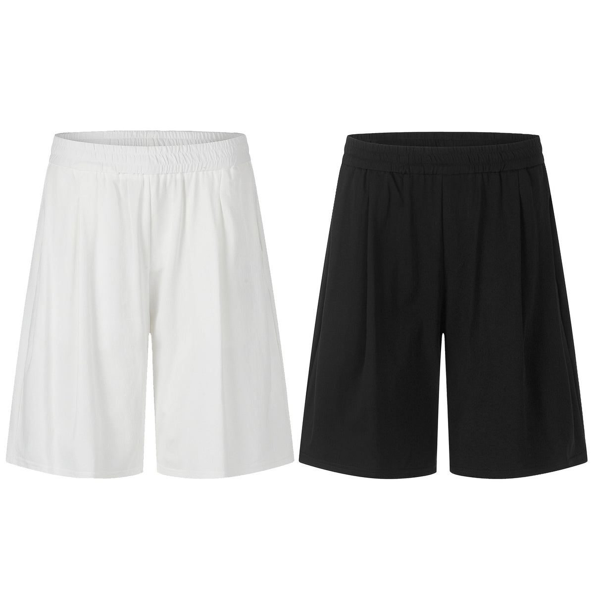 Men's Minimalist Elastic-Waist Shorts