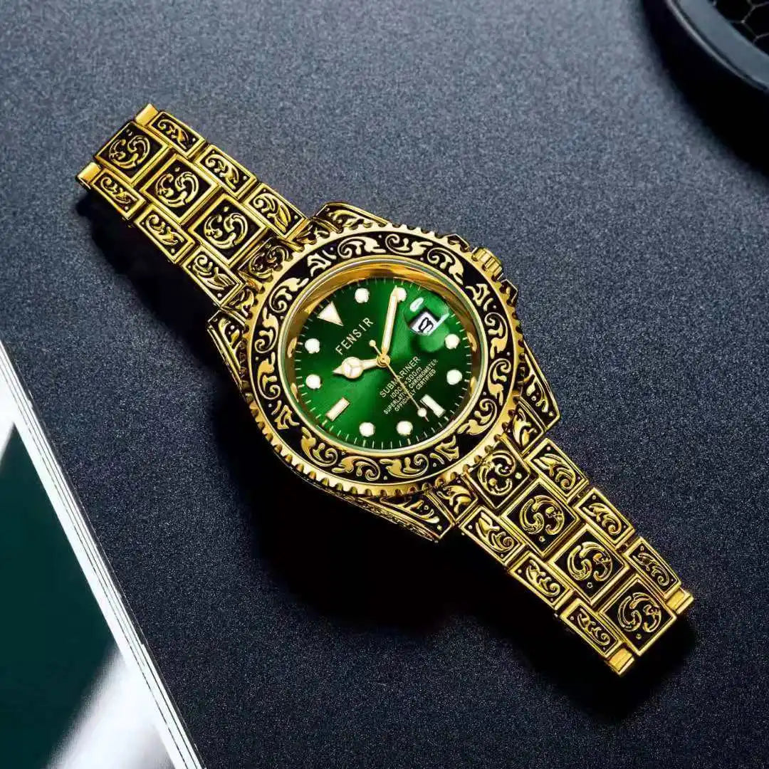 Men\'s watches Fashion  copy Wristwatch   Men watch  Luminous Needle Calendar Male  copy Watch   montre homme
