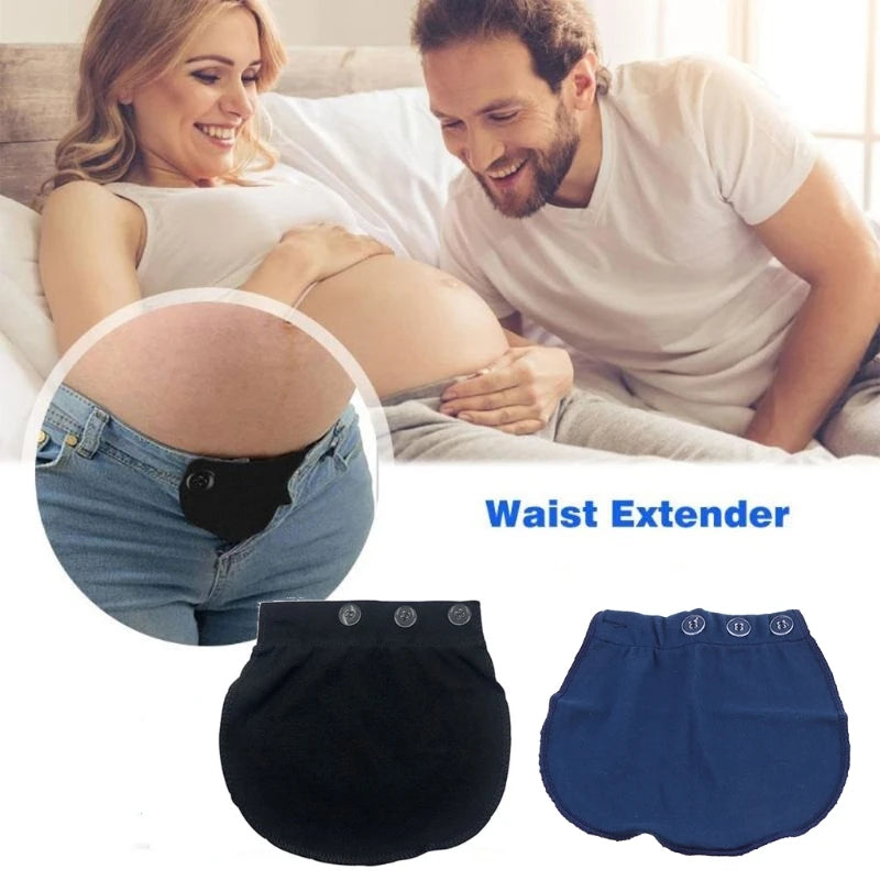 Maternity Pregnancy Waistband Belt Soft Adjustable Elastic Pants