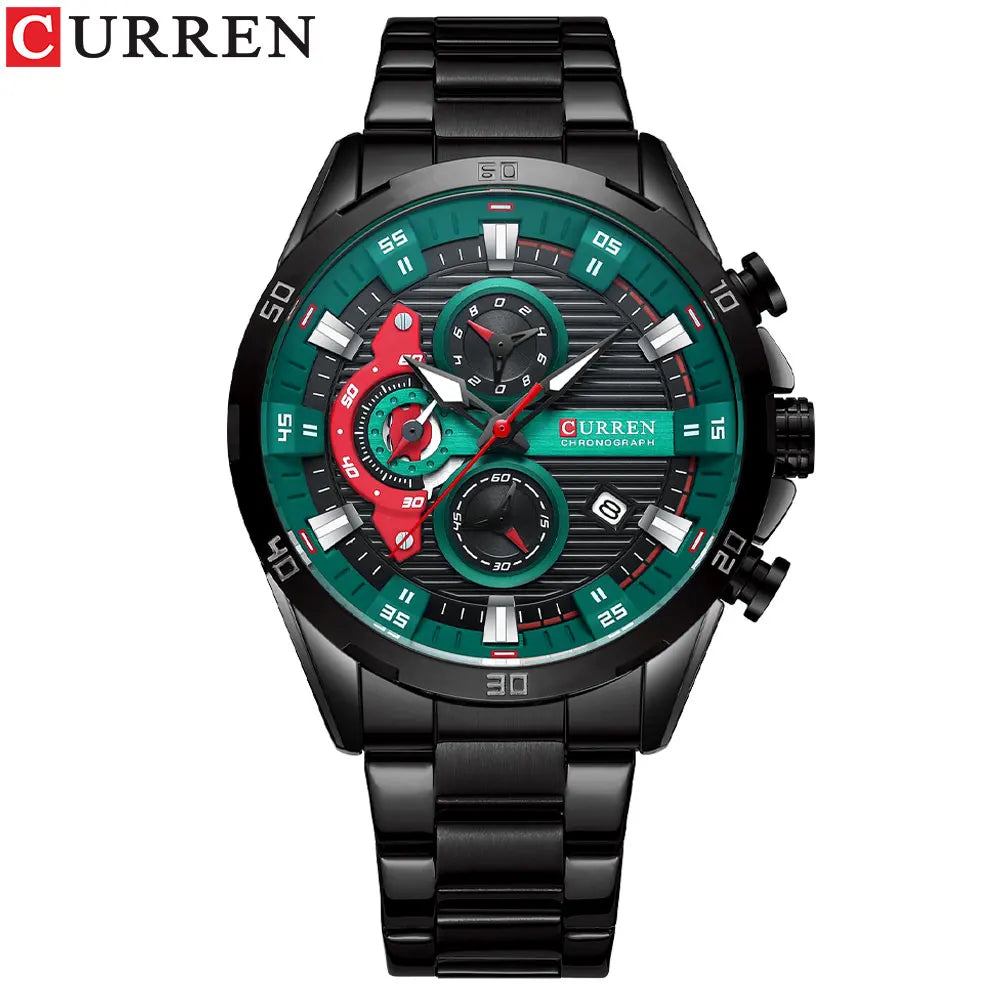 Men's Stainless Steel Chronograph Watch