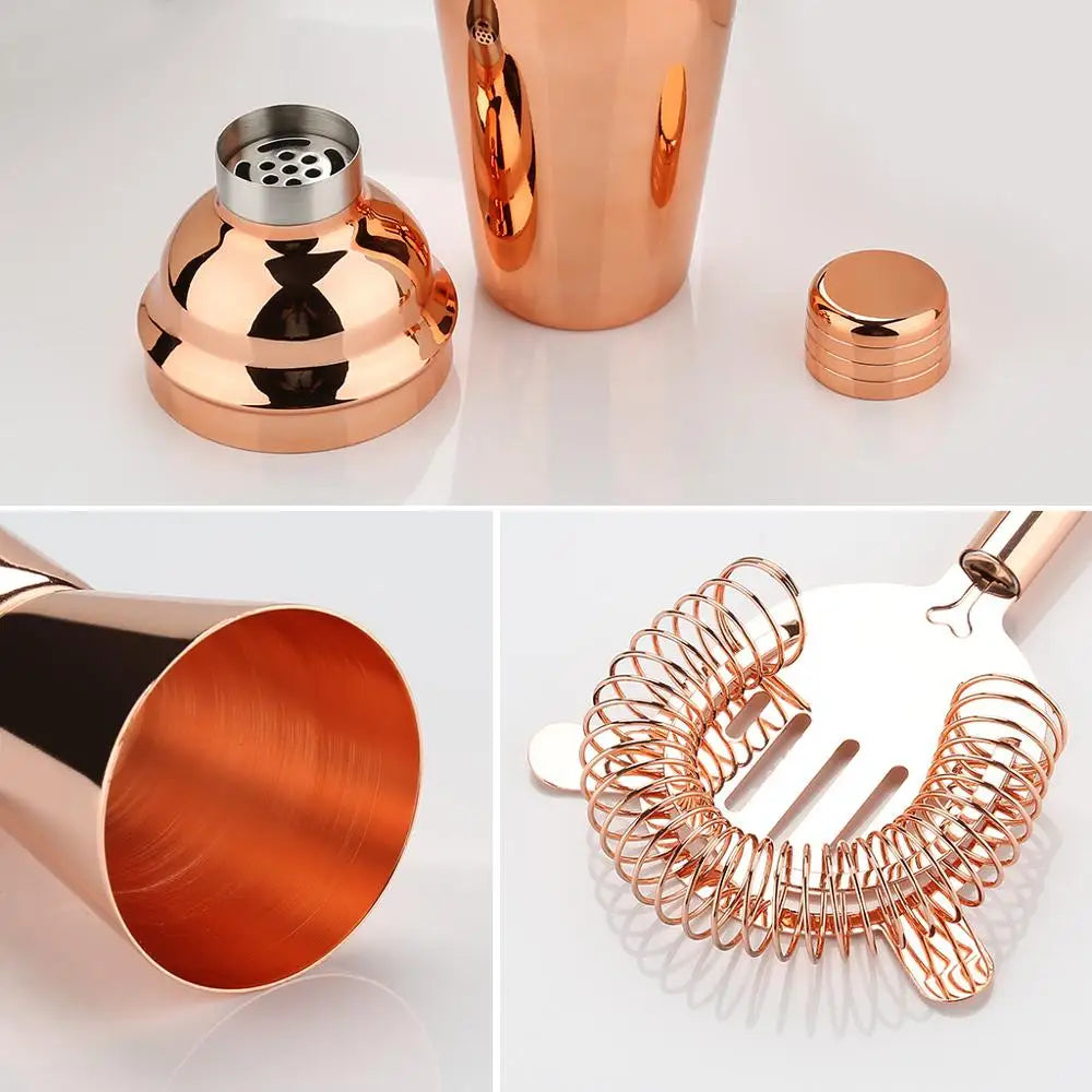 Cocktail Shaker Making Set,16pcs Bartender Kit For Mixer Wine Martini,
