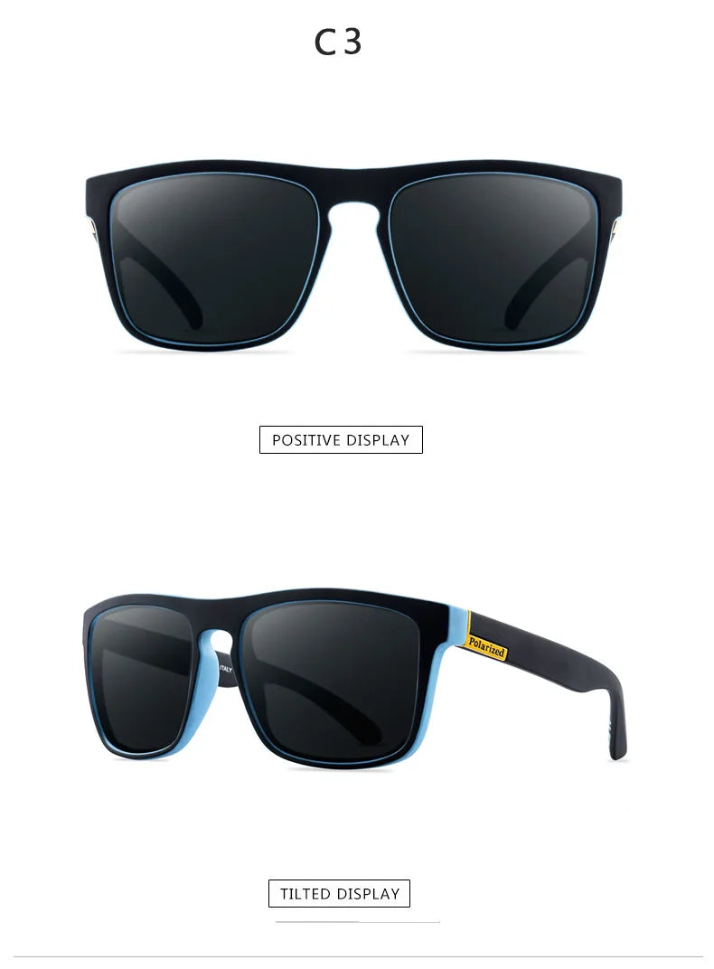 Classic Polarized Square Sunglasses