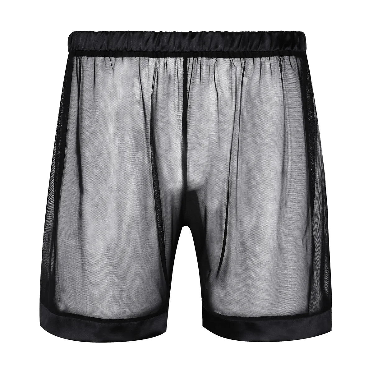 Sheer Mesh Loose Boxer Shorts