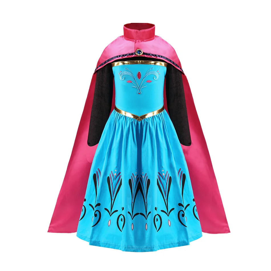 Girl Elsa Anna Dress Up Children Belle Snow White Jasmine Sofia Sleeping