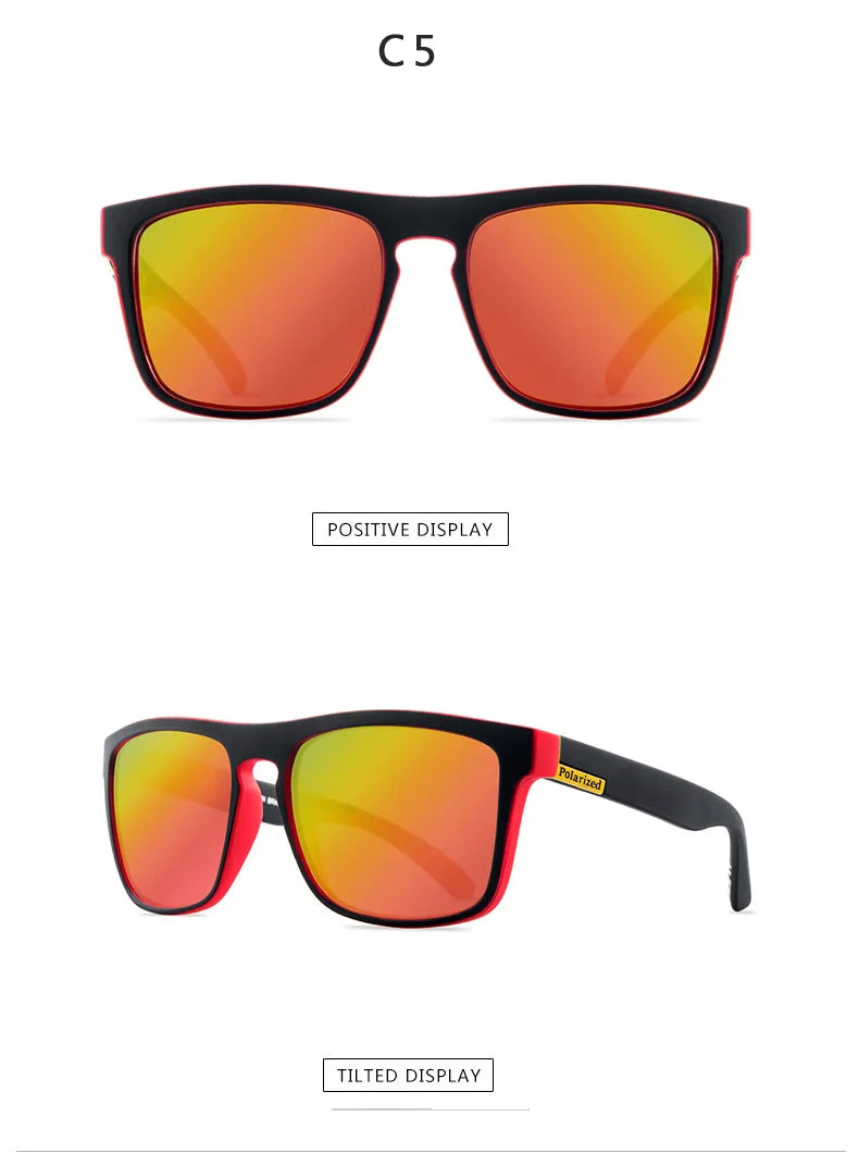 Classic Polarized Square Sunglasses