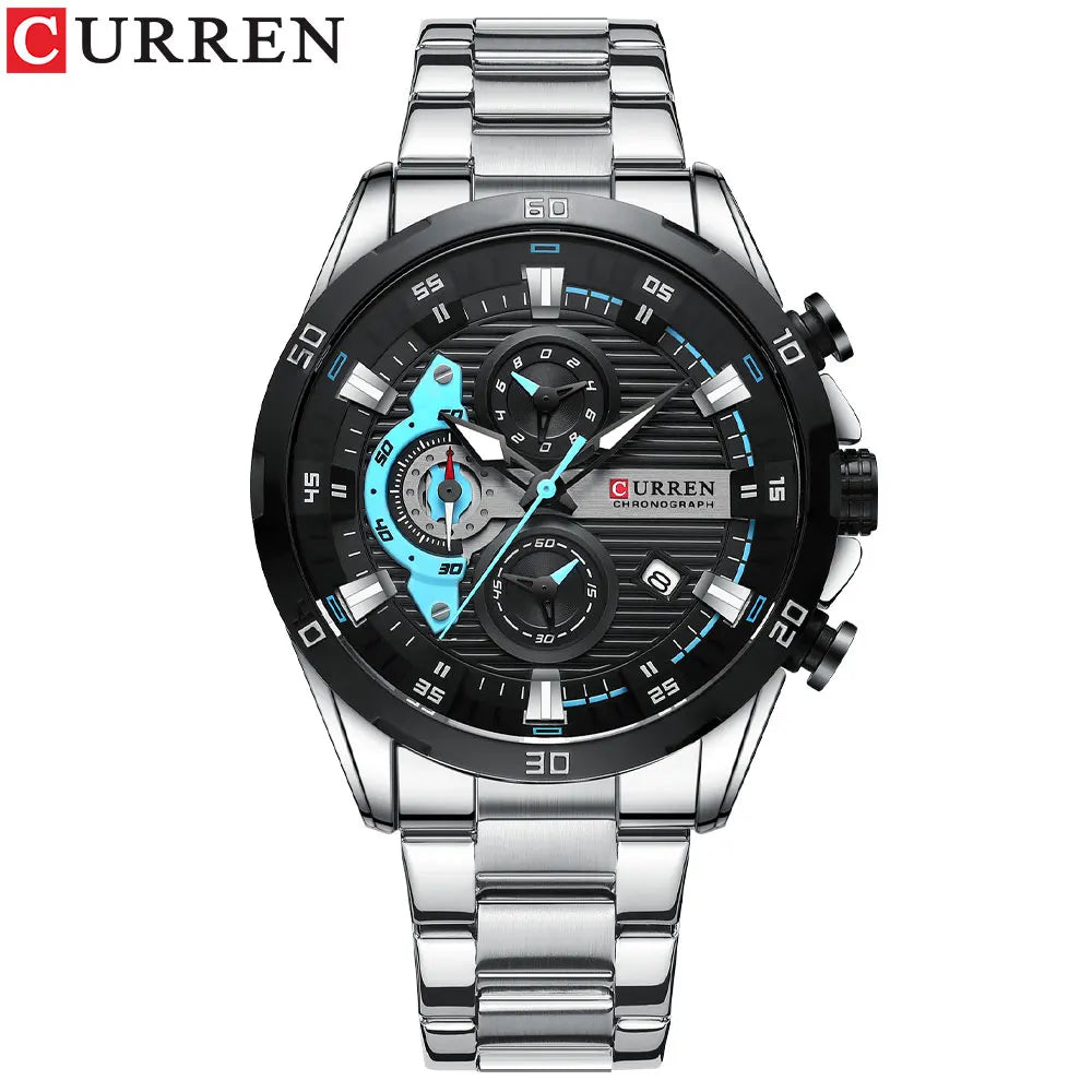 Men's Stainless Steel Chronograph Watch