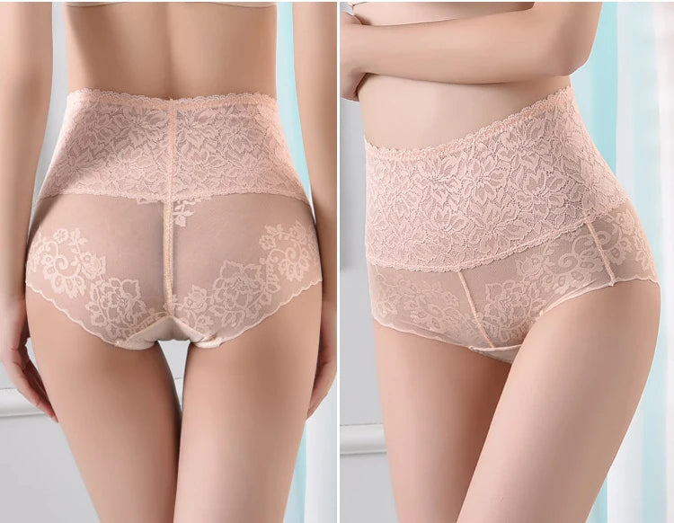 Women's High-Waist Lace Briefs