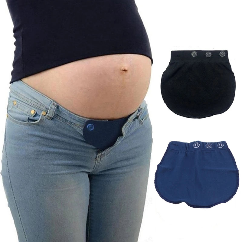 Maternity Pregnancy Waistband Belt Soft Adjustable Elastic Pants