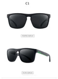 Classic Polarized Square Sunglasses