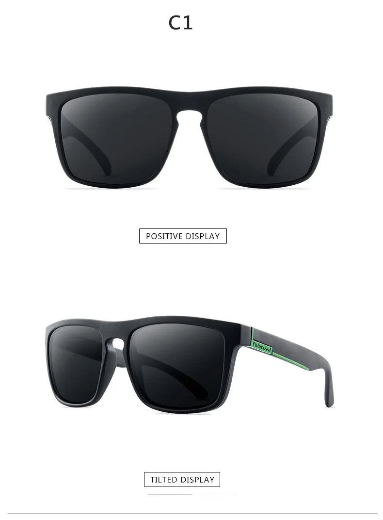 Classic Polarized Square Sunglasses