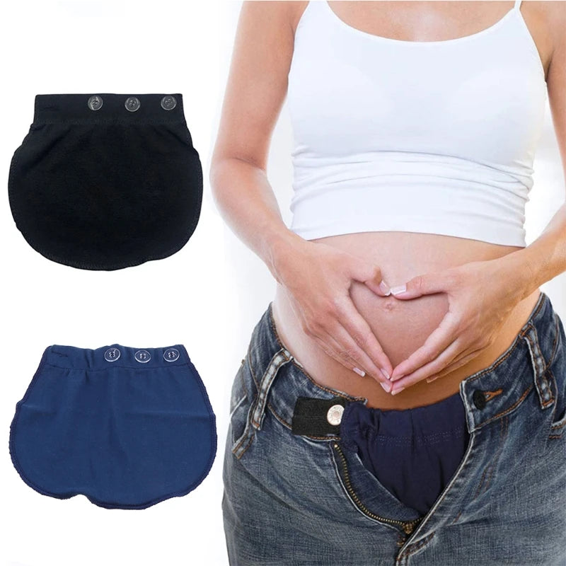Maternity Pregnancy Waistband Belt Soft Adjustable Elastic Pants