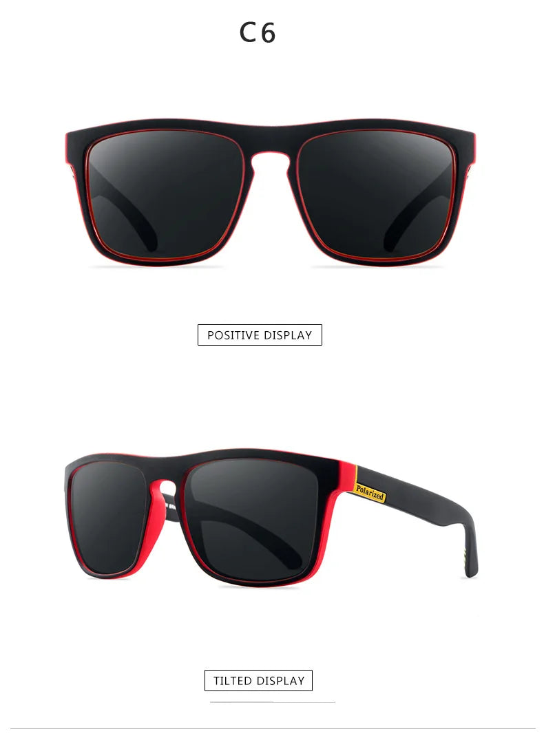 Classic Polarized Square Sunglasses
