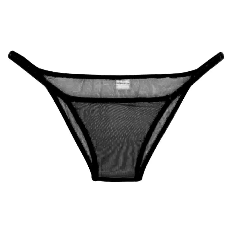 Mesh Low-Rise Bikini Briefs