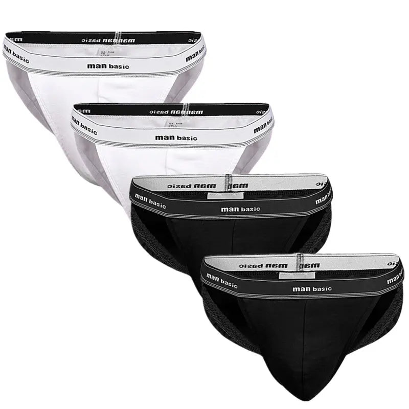 Men Briefs  Jockstrap Pouch Mens Underwear Man Brief Male Underpants Calzoncillos Hombre Slip Sexy Cotton Gay Man Panties Homme