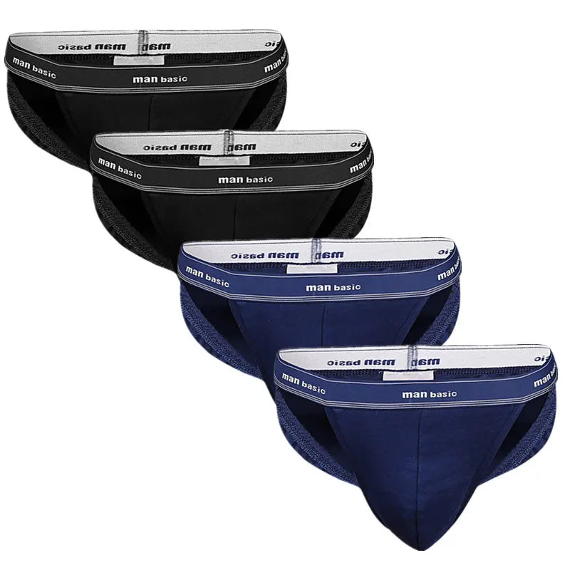Men Briefs  Jockstrap Pouch Mens Underwear Man Brief Male Underpants Calzoncillos Hombre Slip Sexy Cotton Gay Man Panties Homme