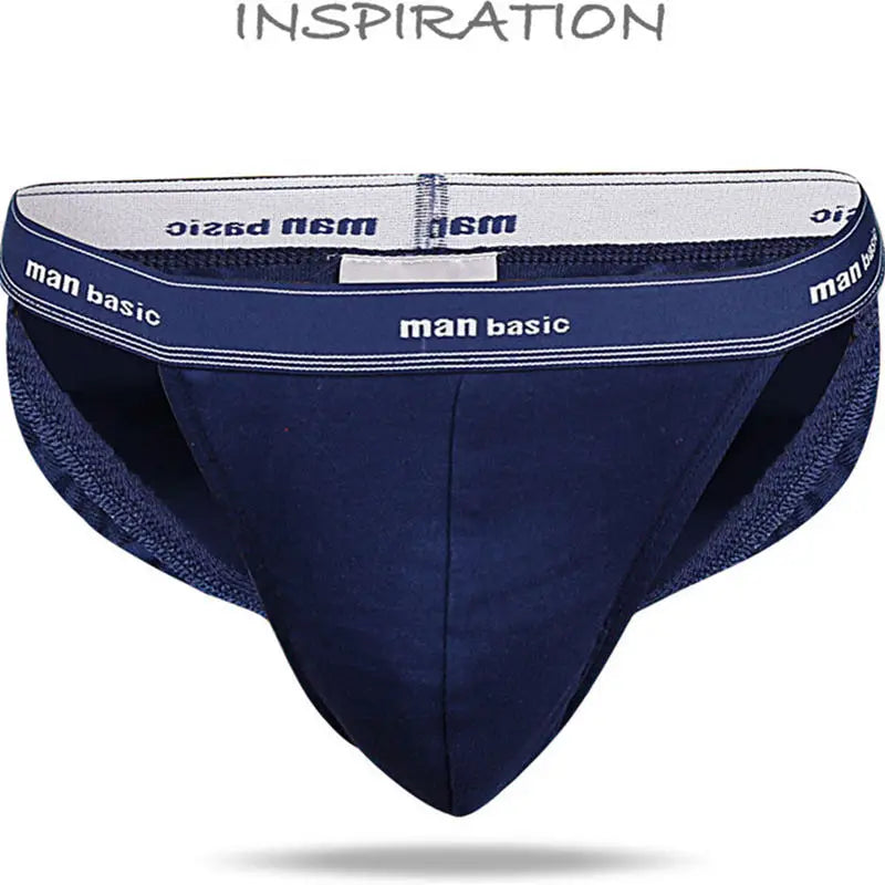 Men Briefs  Jockstrap Pouch Mens Underwear Man Brief Male Underpants Calzoncillos Hombre Slip Sexy Cotton Gay Man Panties Homme