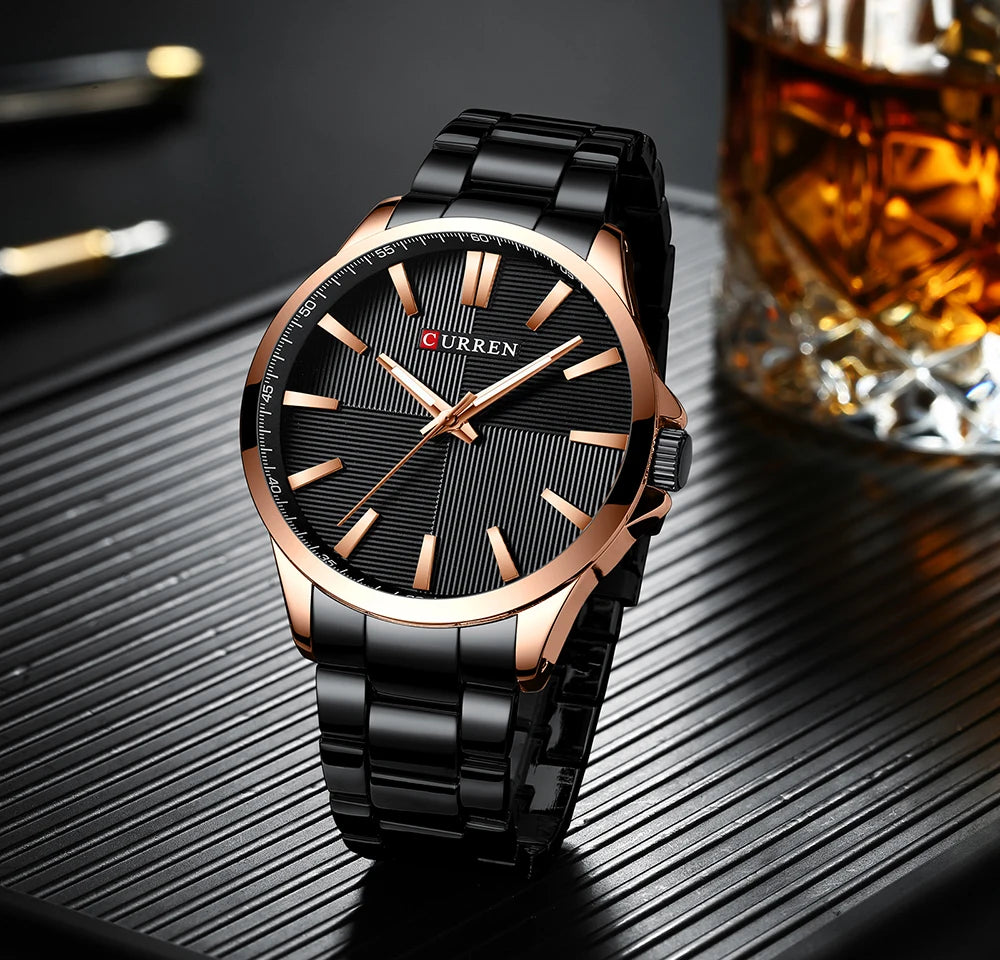 Men's Stainless Steel Sport Quartz Watch