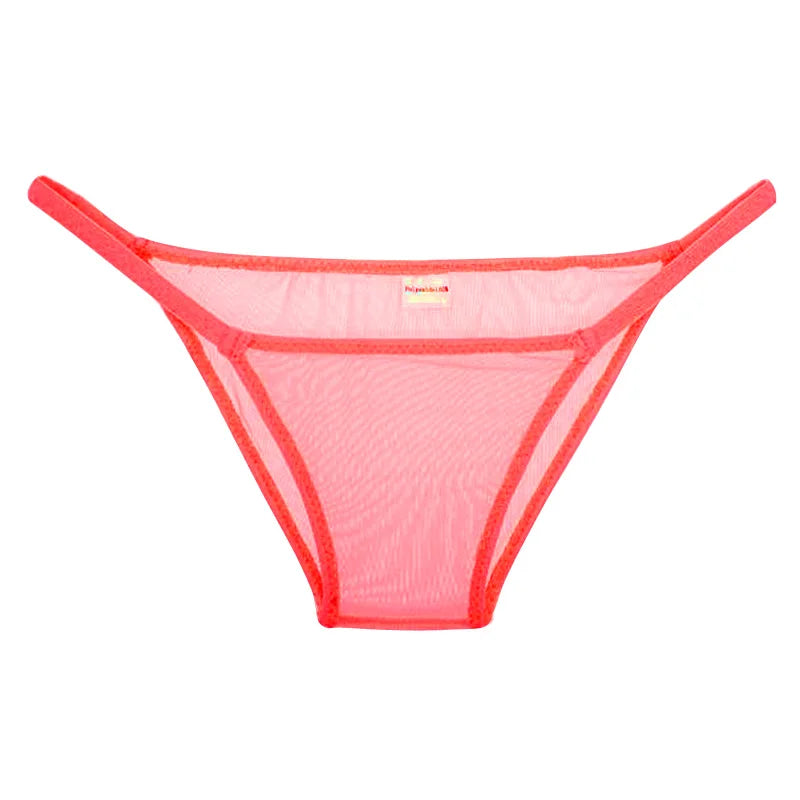 Mesh Low-Rise Bikini Briefs
