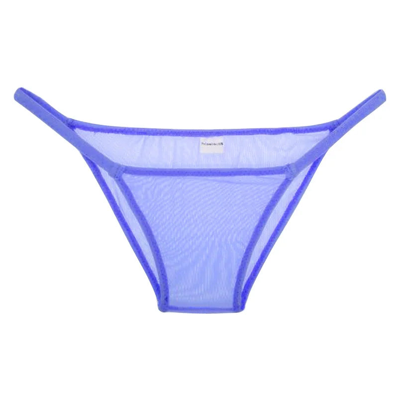 Men's Low-Rise Mesh Bikini Briefs