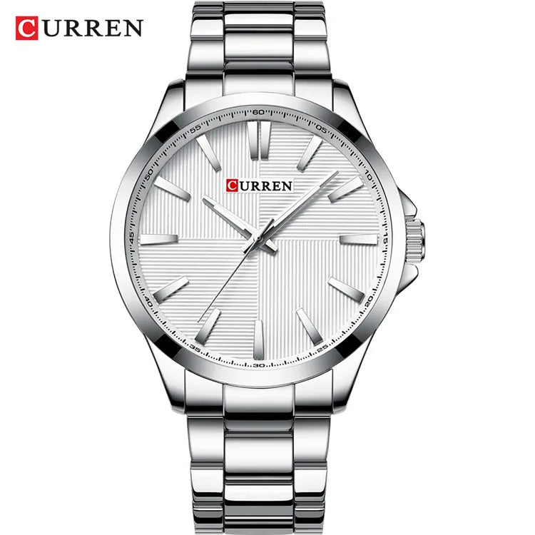 Men's Stainless Steel Sport Quartz Watch