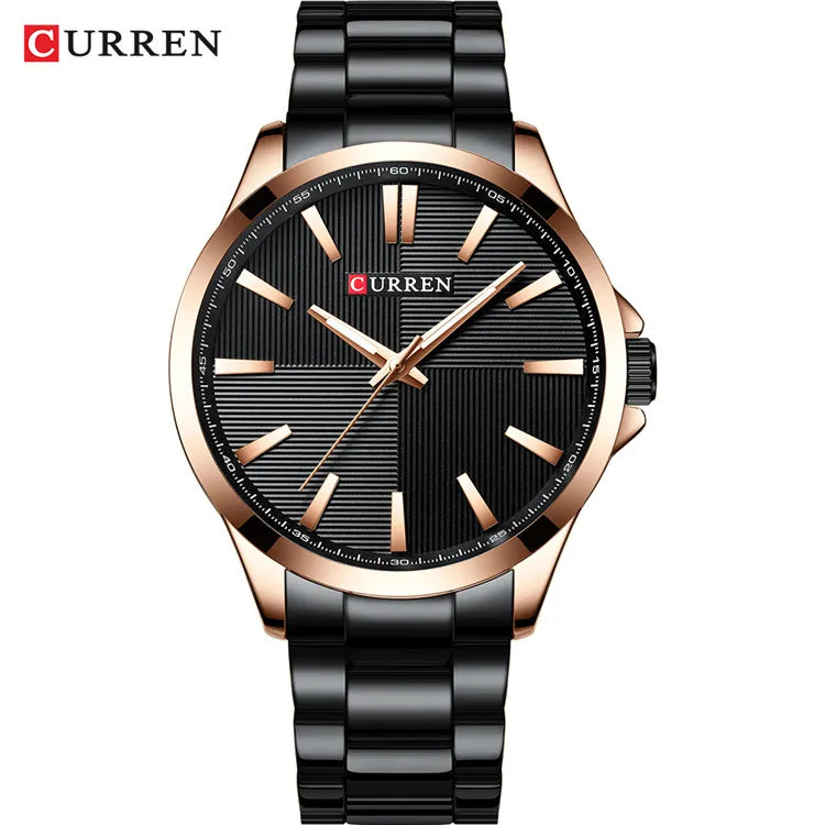 Men's Stainless Steel Sport Quartz Watch