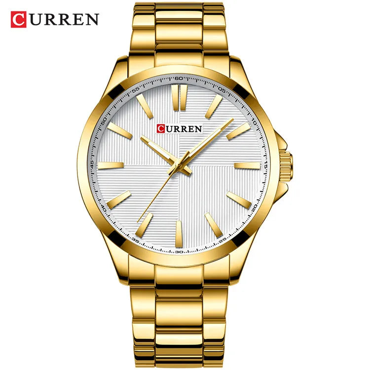 Men's Stainless Steel Sport Quartz Watch