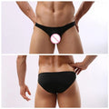 Men Briefs Underpants Sexy Underwear Man Bulge Pouch Mens Bikini Low Rise Panties hombre Mini cueca Solid Color