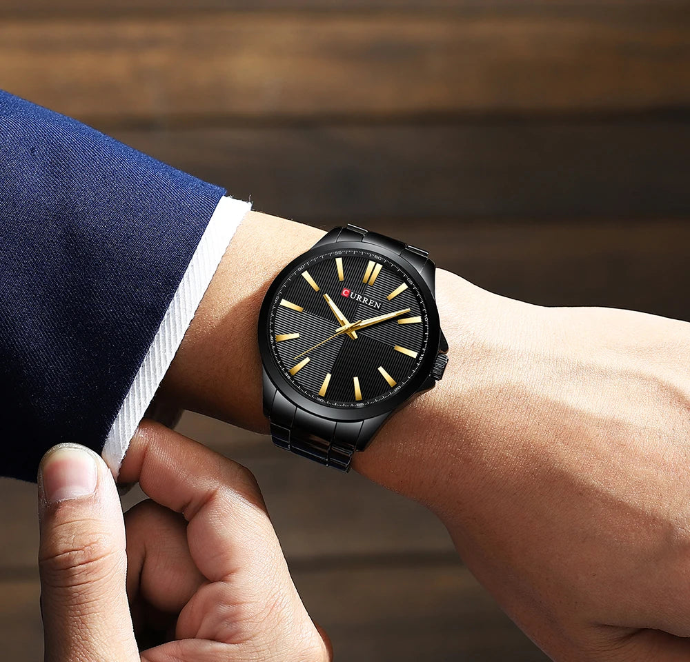 Men's Stainless Steel Sport Quartz Watch