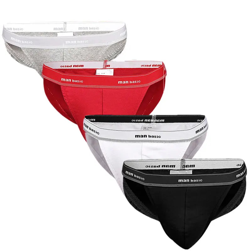 Men Briefs  Jockstrap Pouch Mens Underwear Man Brief Male Underpants Calzoncillos Hombre Slip Sexy Cotton Gay Man Panties Homme
