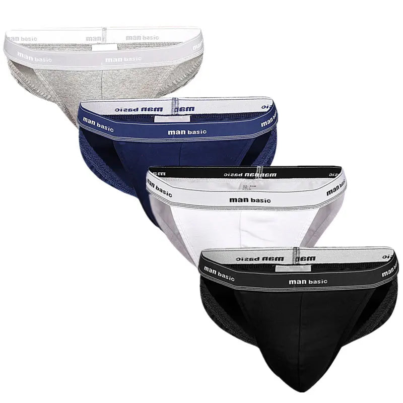 Men Briefs  Jockstrap Pouch Mens Underwear Man Brief Male Underpants Calzoncillos Hombre Slip Sexy Cotton Gay Man Panties Homme