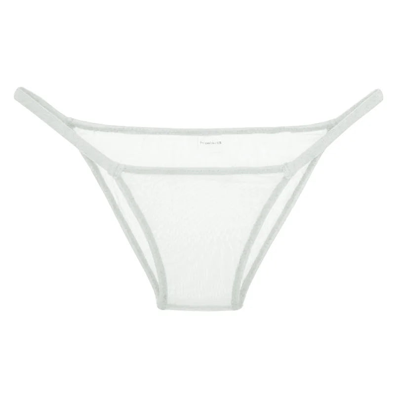 Mesh Low-Rise Bikini Briefs
