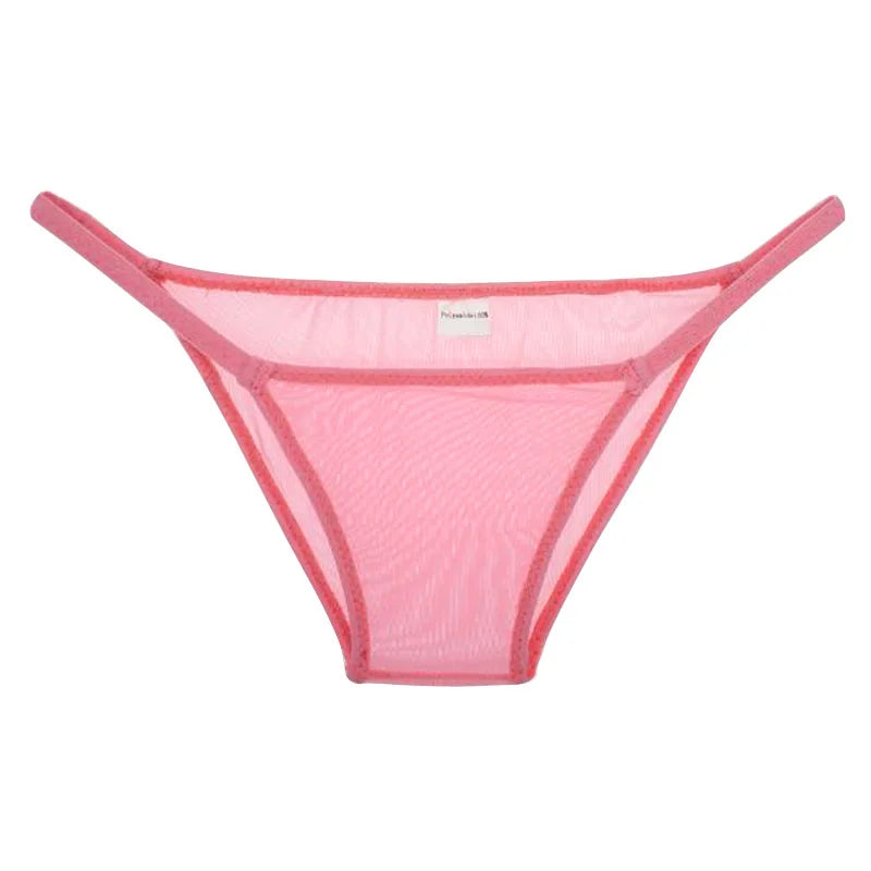 Mesh Low-Rise Bikini Briefs