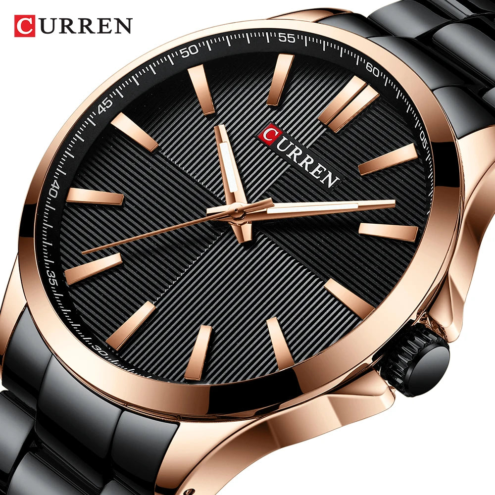 Men's Stainless Steel Sport Quartz Watch